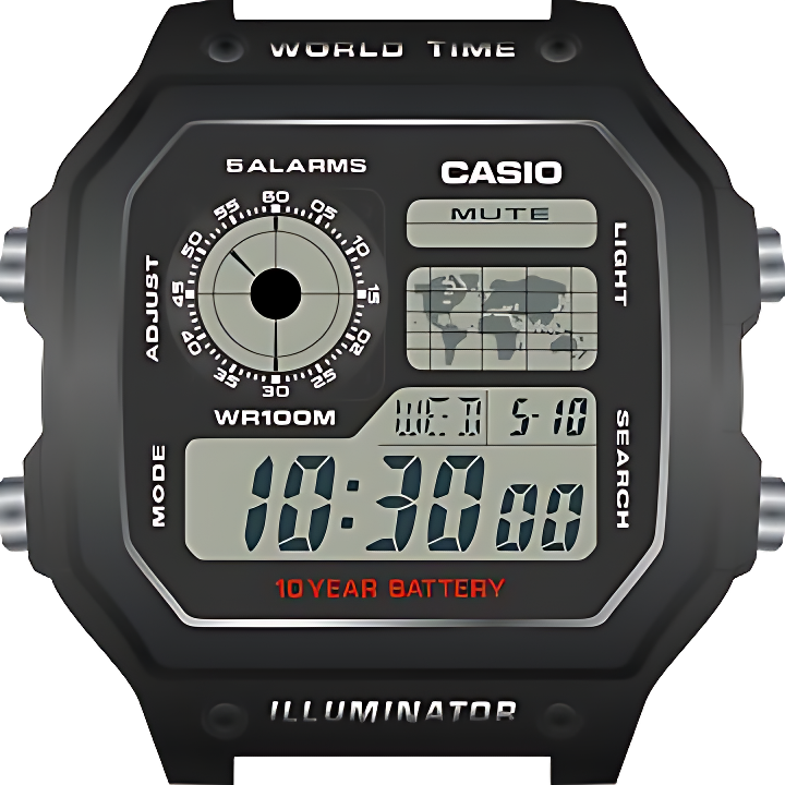 Casio Watch Canvas